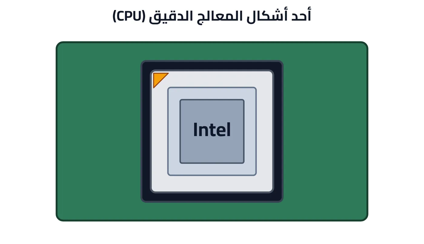 شكل ٣-١: أحد أشكال المعالج الدقيق