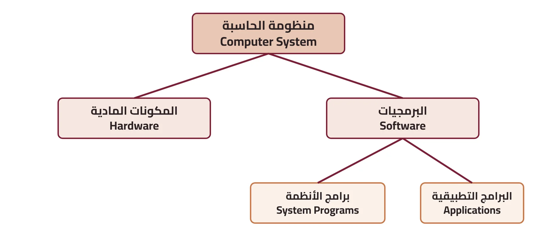 شكل ٤-١: معمارية نظام الحاسوب